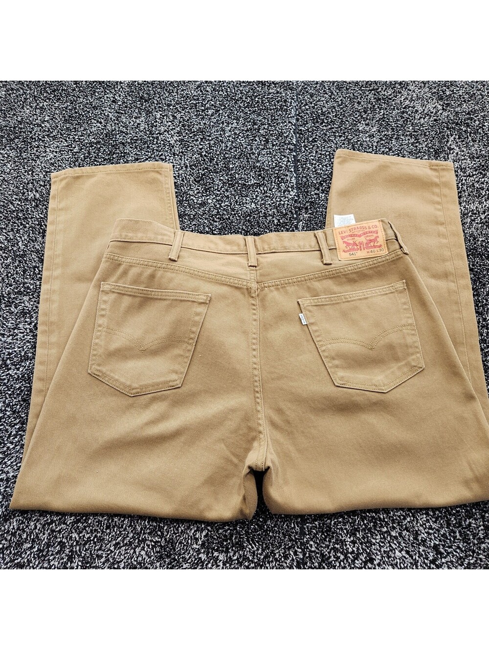 New Levi's Men's 541 Athletic Fit Jean Caraway Rigid Twill Zip Fly 40x30 Cotton